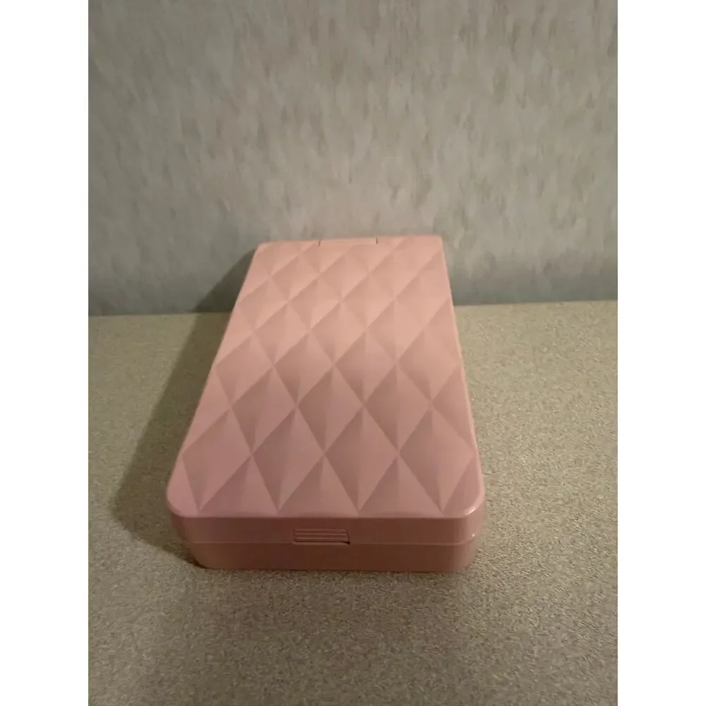 BESTOPE Pro Travel Makeup Brush Set Rose Gold with Mirror Case Sponges USB